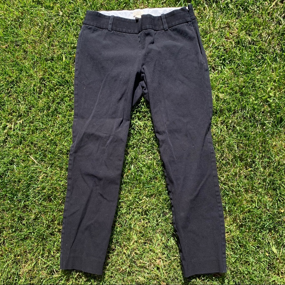 Jcrew black stretchy work pants